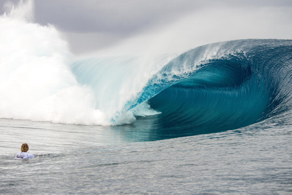 Types of Waves for Surfing Teahupoo, a reef break in Tahiti