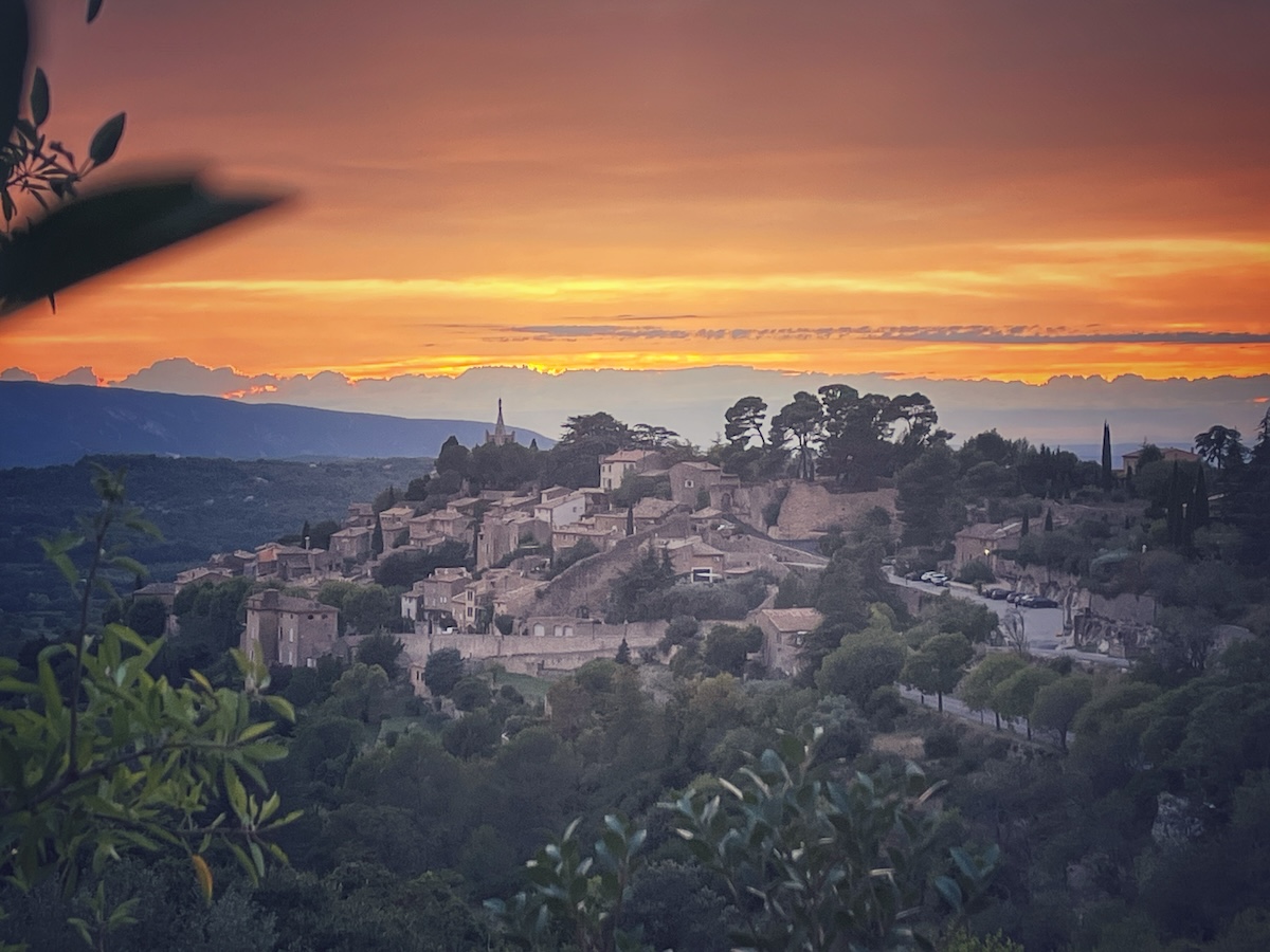 bonnieux sunset luberon provence