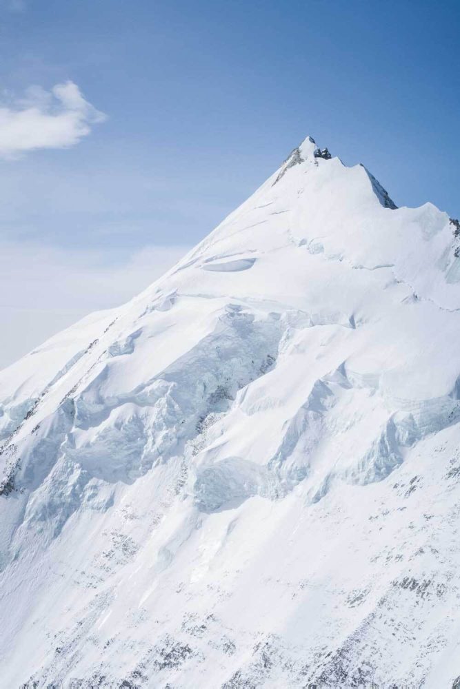Weisshorn, the fourth highest mountain in Switzerland