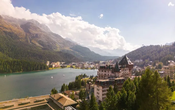 badrutts palace hotel exterior summer 1