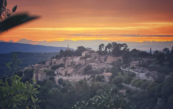 bonnieux sunset luberon provence