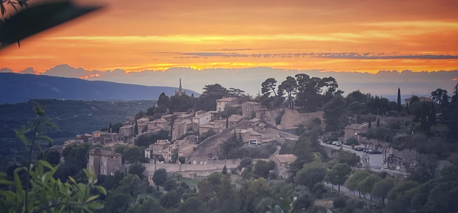 bonnieux sunset luberon provence