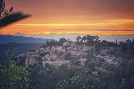 bonnieux sunset luberon provence