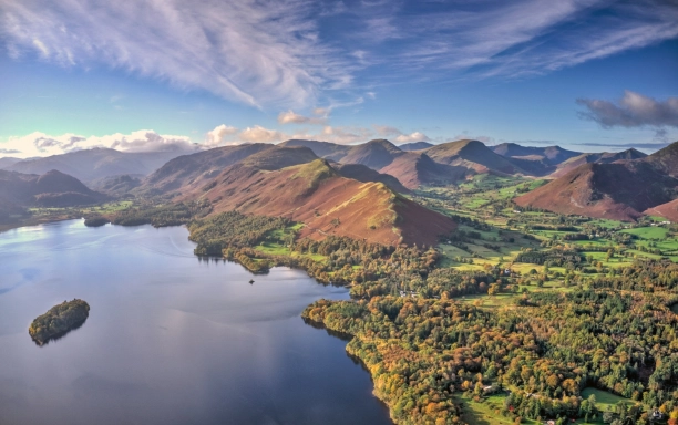 view over mountains lakes and forest in the uk long distance walks in the uk credit mark hewitt istock